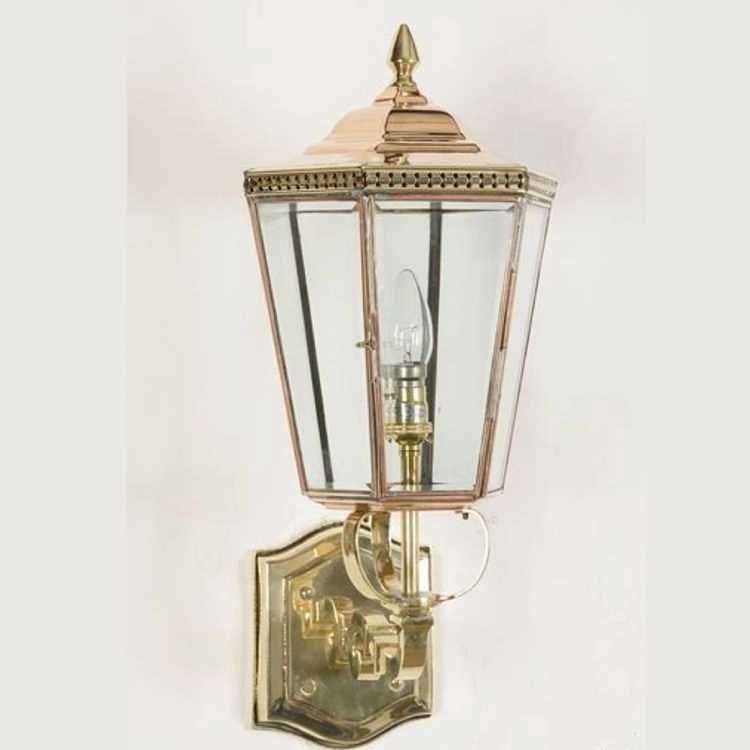 Landelijke buitenlamp Chelsea koper gevlamd (AB) Limehouse 8716803506695