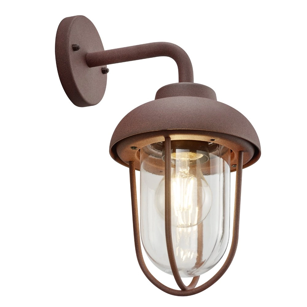 Roestbruine wandlamp Duero