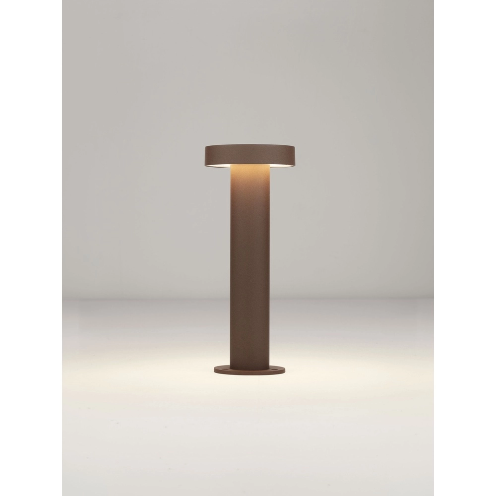 Desing tuinlamp Gong roestbruin 30cm - 2700K Lyora 5212017496201