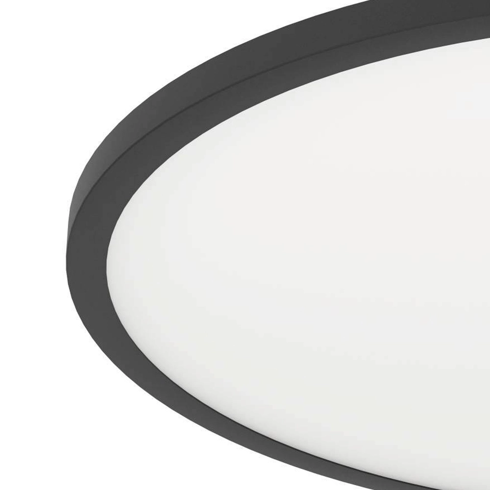 Slimme slanke plafondlamp Sarsina-Z Ø 60cm - zwart Eglo 9008606264070