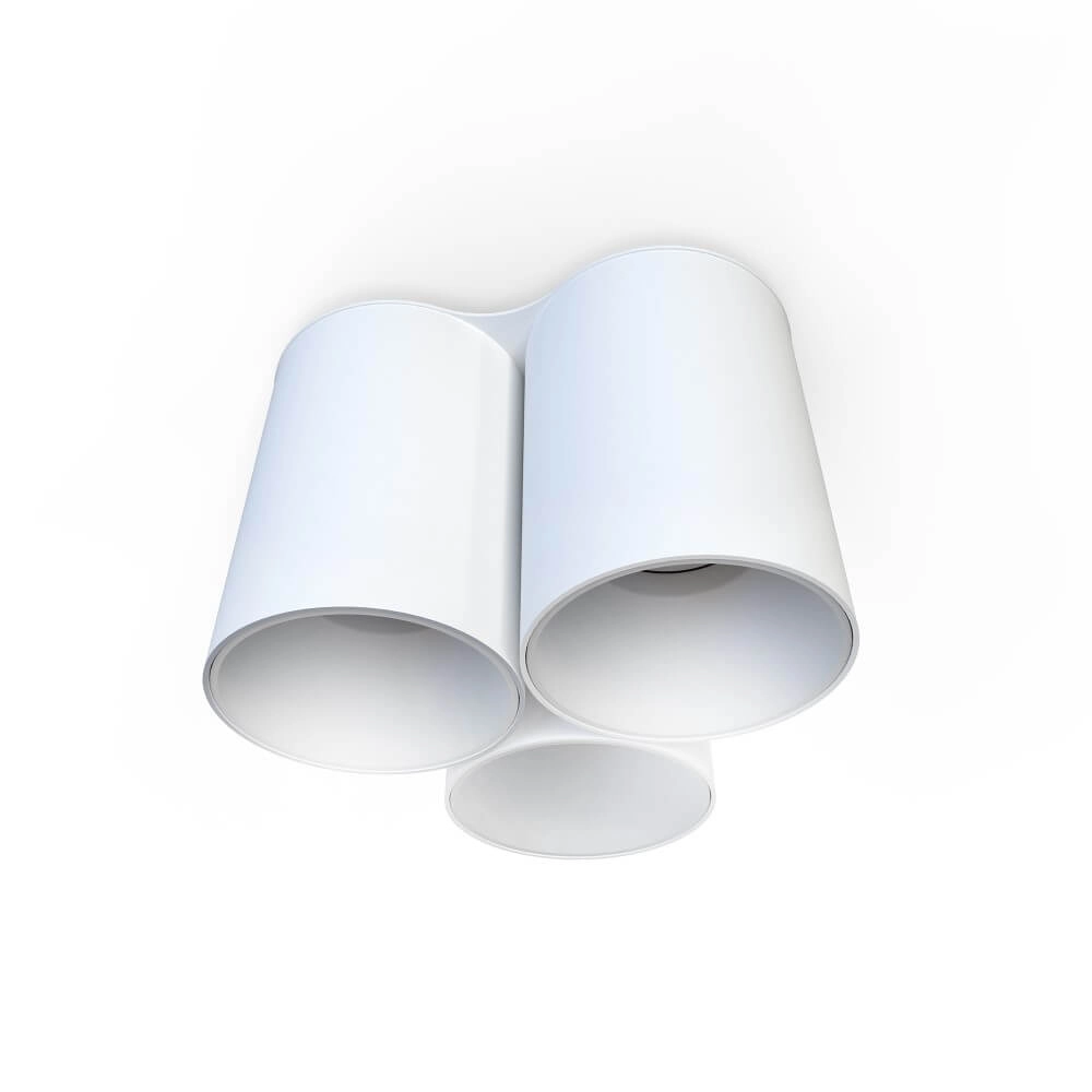 Witte plafondspot Eye Tone 3-lichts
