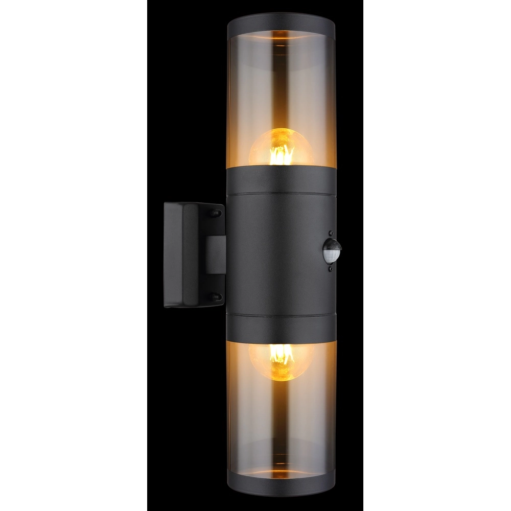 Moderne wandlamp Xeloo zwart met sensor Globo 9007371435289