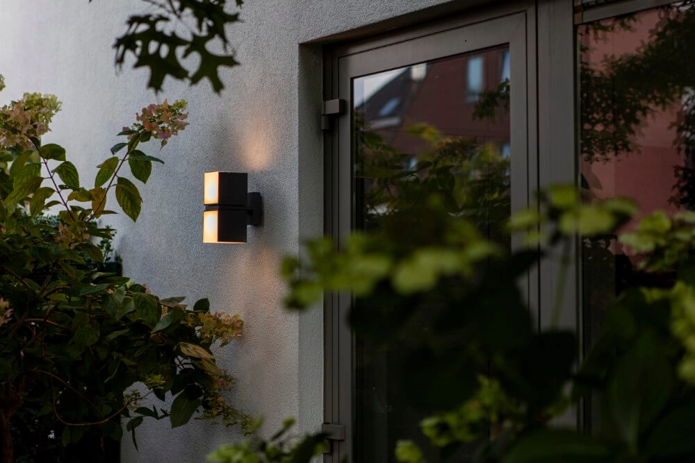 Zwarte design wandlamp Cuba reddot award Lutec 6939412011561