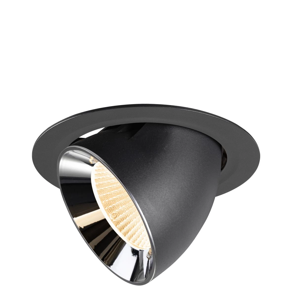 Inbouwspot Numinos Gimble XL zwart/chroom 2700K - 40gr