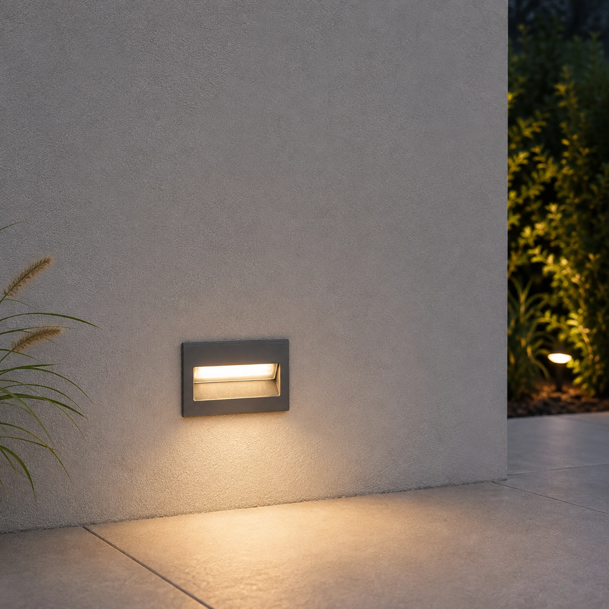 Inbouwlamp Krypton grijs 8,5cm Lyora 5212017409379