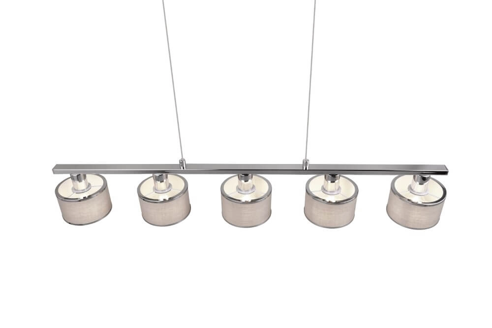 5-lichts hanglamp Kaprun recht 92cm Trio 4017807581157