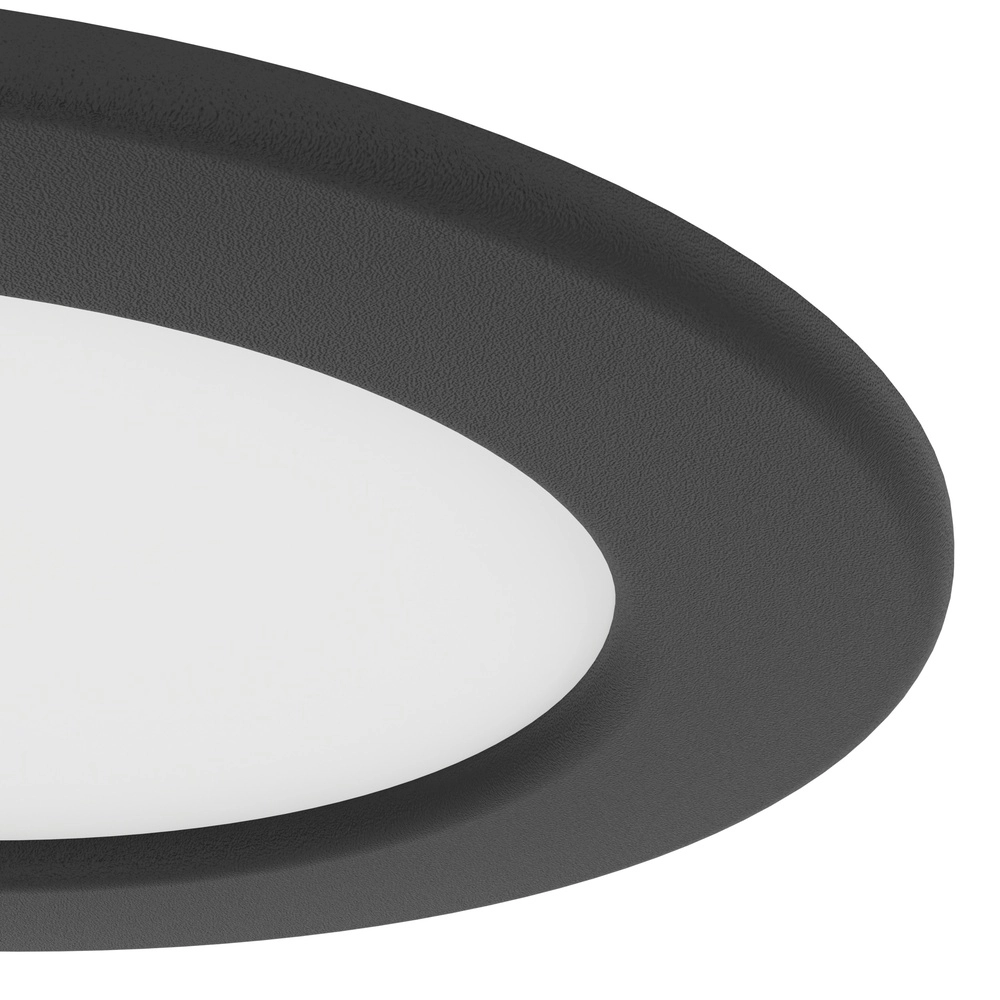 IP44 inbouw lamp Fueva 6-Z Zigbee - zwart - Ø 12cm Eglo 9008606330973