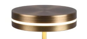 Led tafellamp Franklin Oud messing Trio 4017807525373