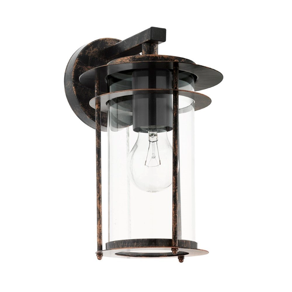 Buitenlamp Valdeo bruin koper