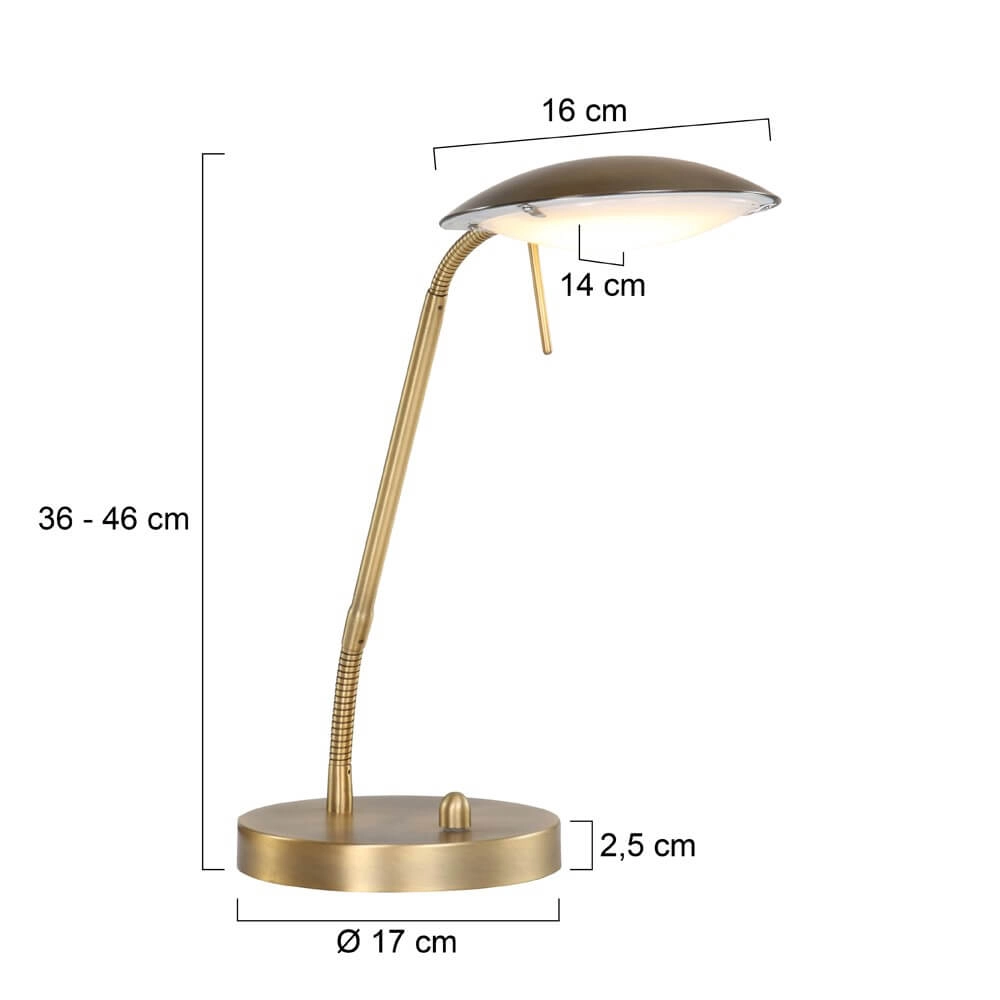 Bureaulamp Mexlite Steinhauer 8712746122398