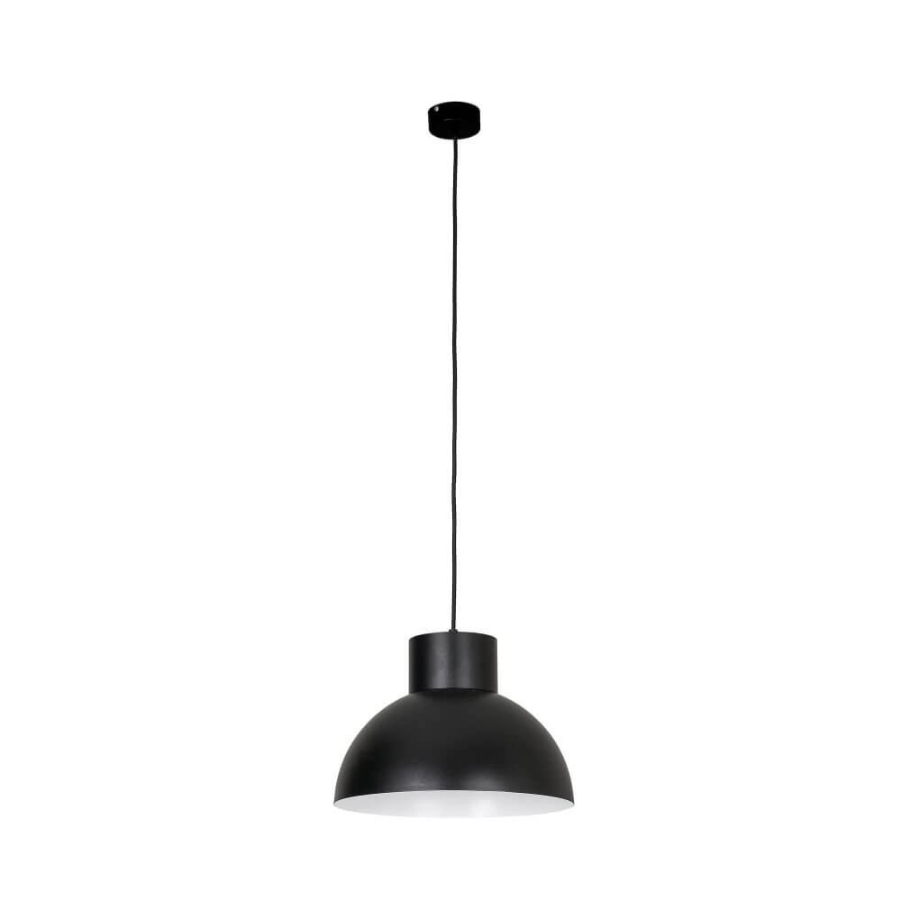Zwarte hanglamp Works Ø 33cm Lyora 5903139661393