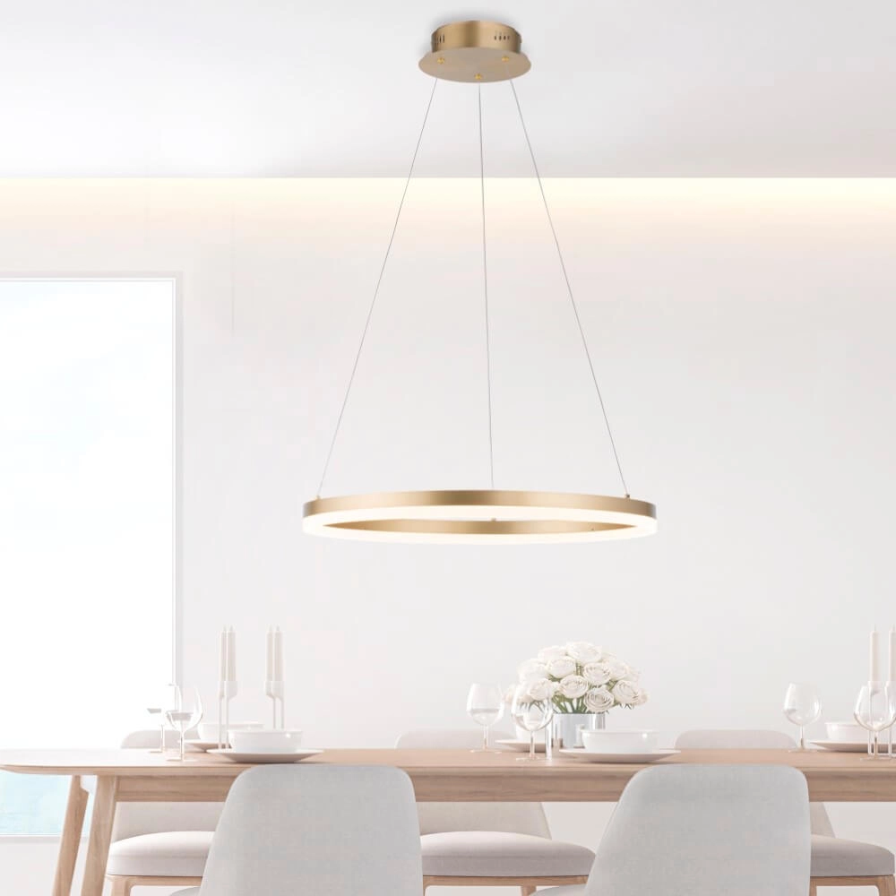 Moderne hanglamp Titus Ø 60cm antiek messing Paul Neuhaus 4012248362853