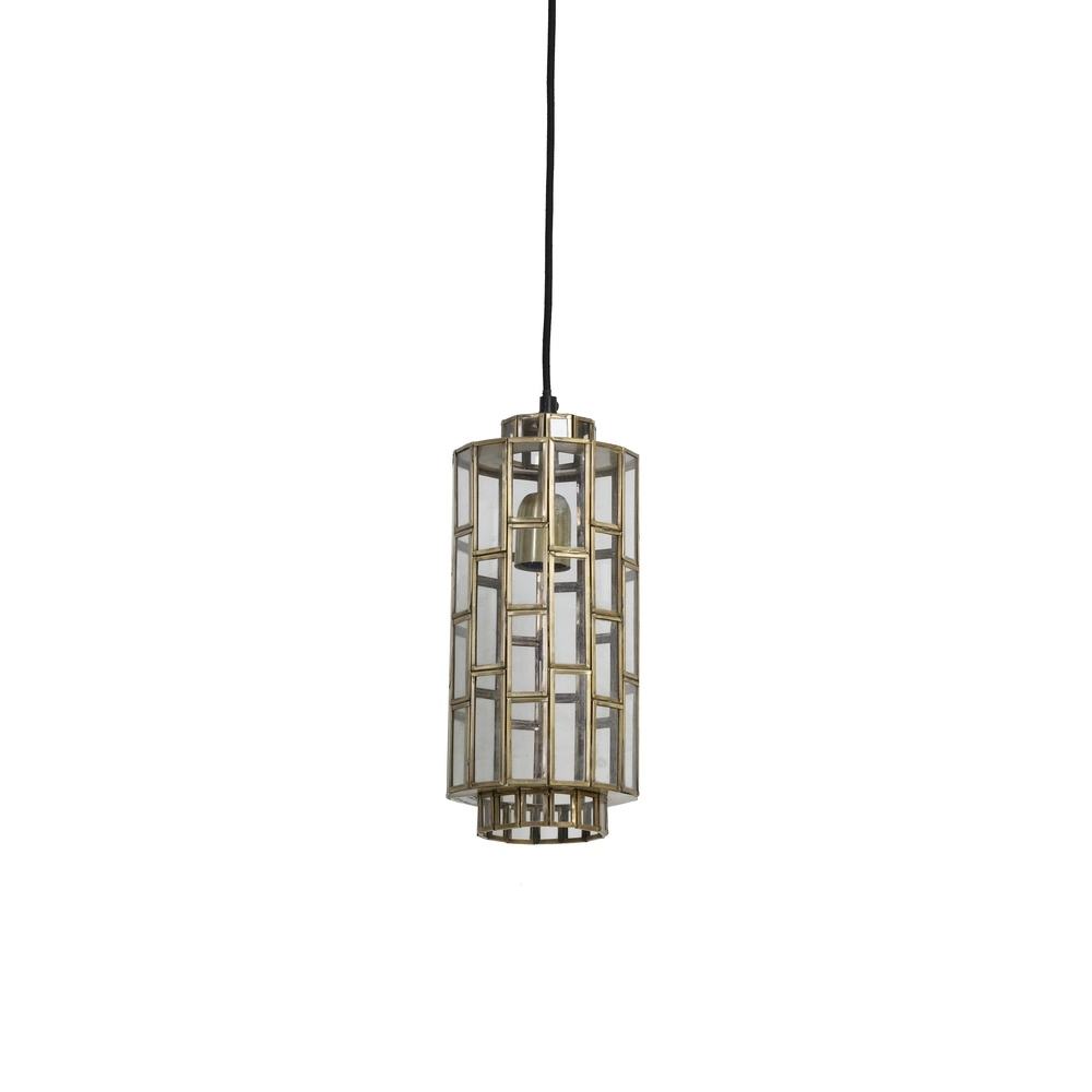 Antieke hanglamp SÃ¸strene Ø 15cm - glas