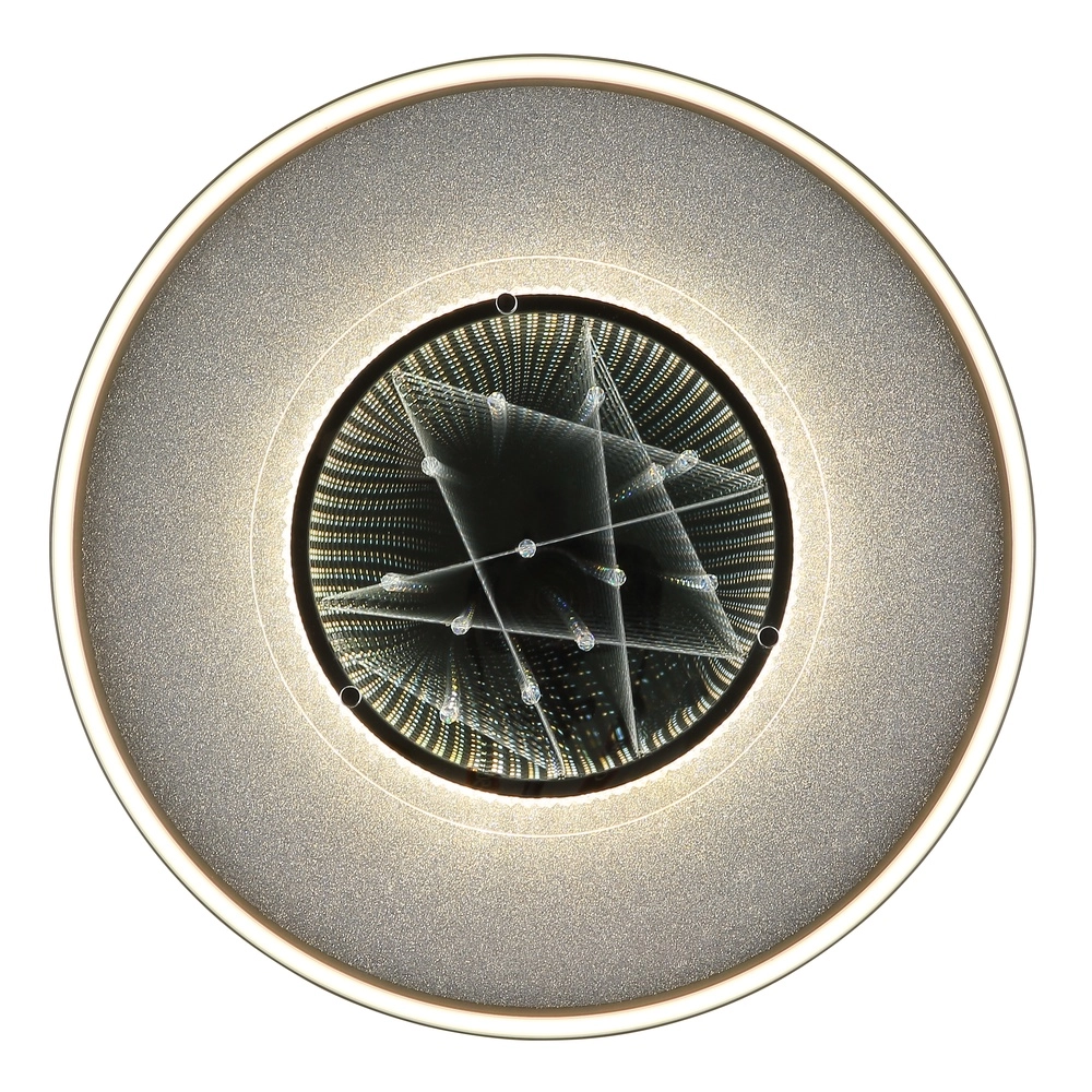 Plafondlamp Mirrora zwart Ø 51,5cm Globo 9007371569854