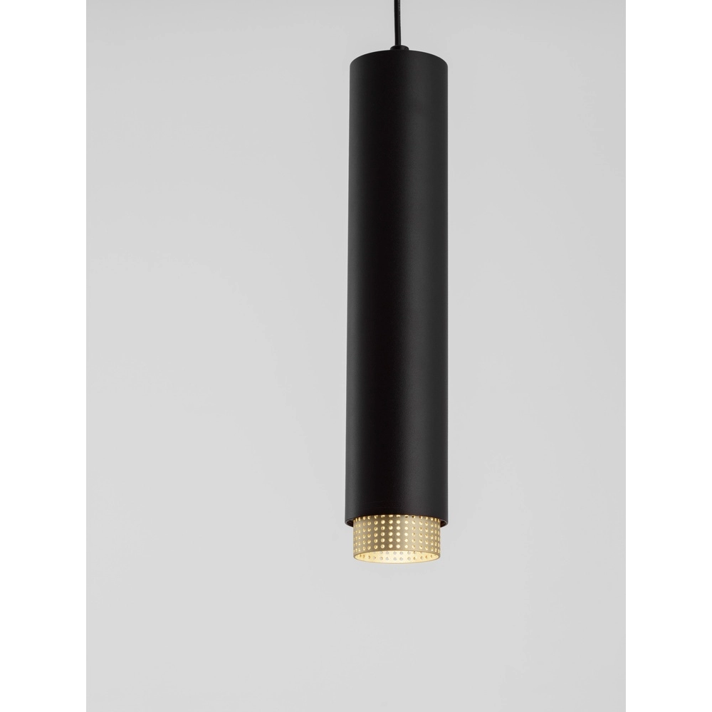 Hanglamp Nessi zwart met goud Lyora 5212017475183