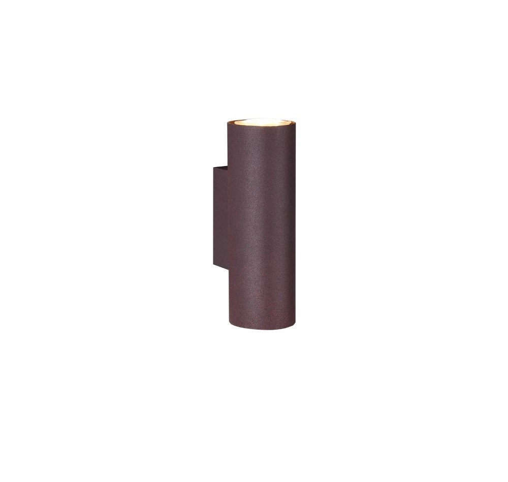 muur licht Marley Up - Down 18cm bruin