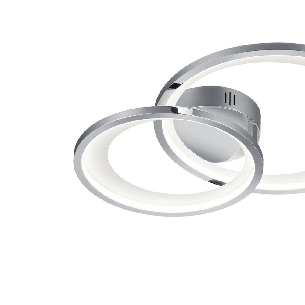 Plafondlamp Granada 29watt grijs Trio 4017807433333