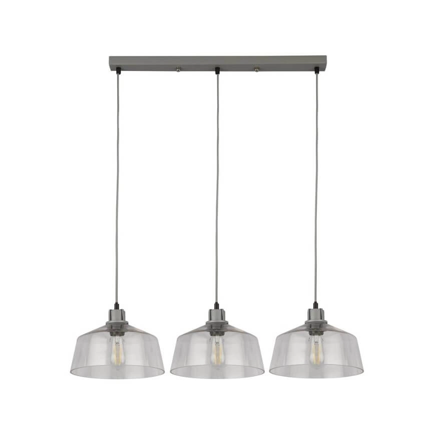 3-lichts hanglamp Odeon design