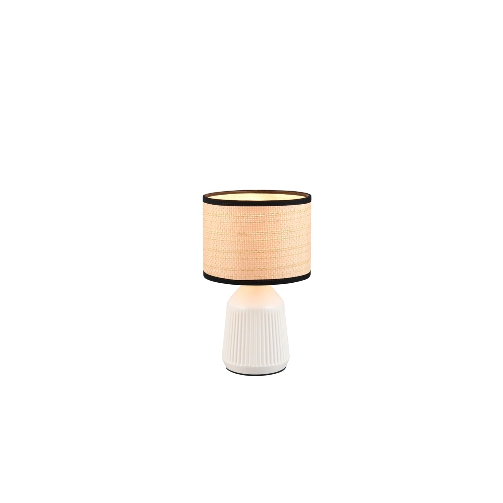 Tafellamp Formentera Ø 16cm wit Trio 4017807692105
