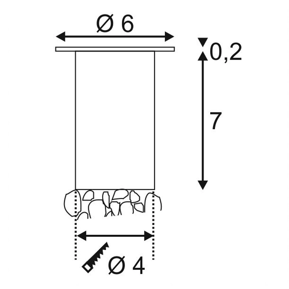 Led grondspot Trail-Lite SLV 4024163119290