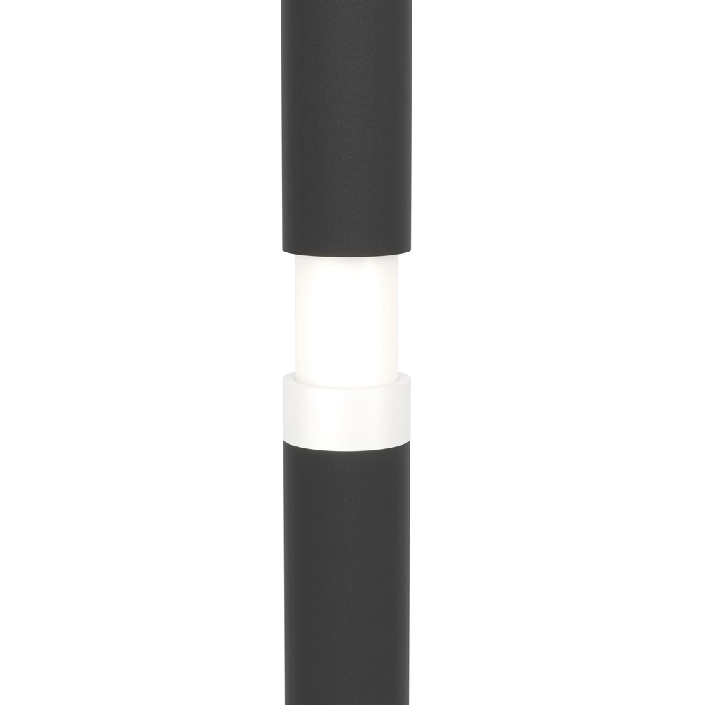 Strakke vloerlamp Parabita zwart met wit Eglo 9008606392414