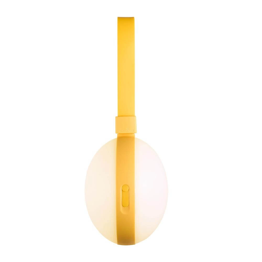 Strak tafellampje Bring To-Go geel Ø 12cm Nordlux 5704924014758