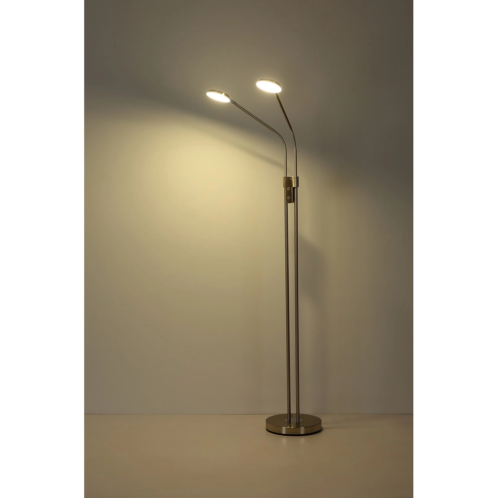 Leeslamp dubbel Silvio nikkel Globo 9007371592364