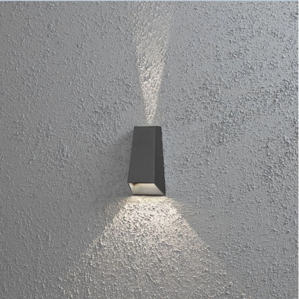 Led muurlamp Imola Square Up - Down antraciet KonstSmide 7318307911374