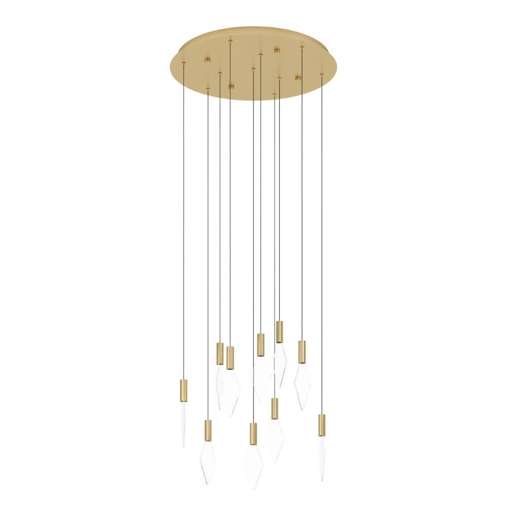 Gouden hanglamp Mirador design