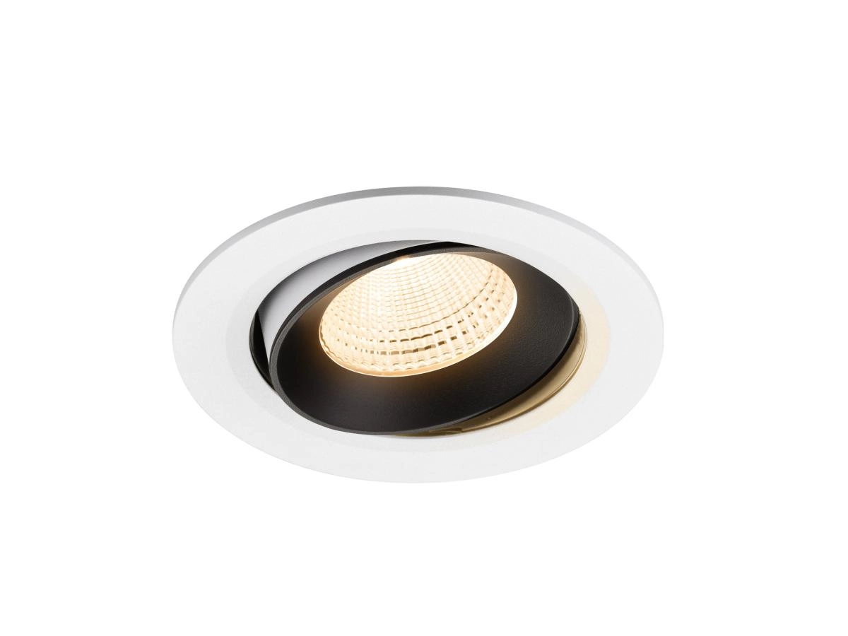 Inbouwspot Numinos Move L wit/zwart 2700K - 55gr