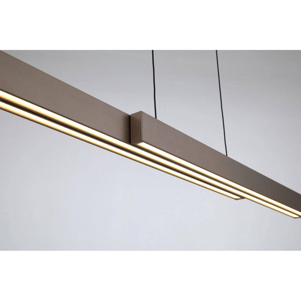 Hanglamp Linear verstelbaar bruin Searchlight 5053423301921