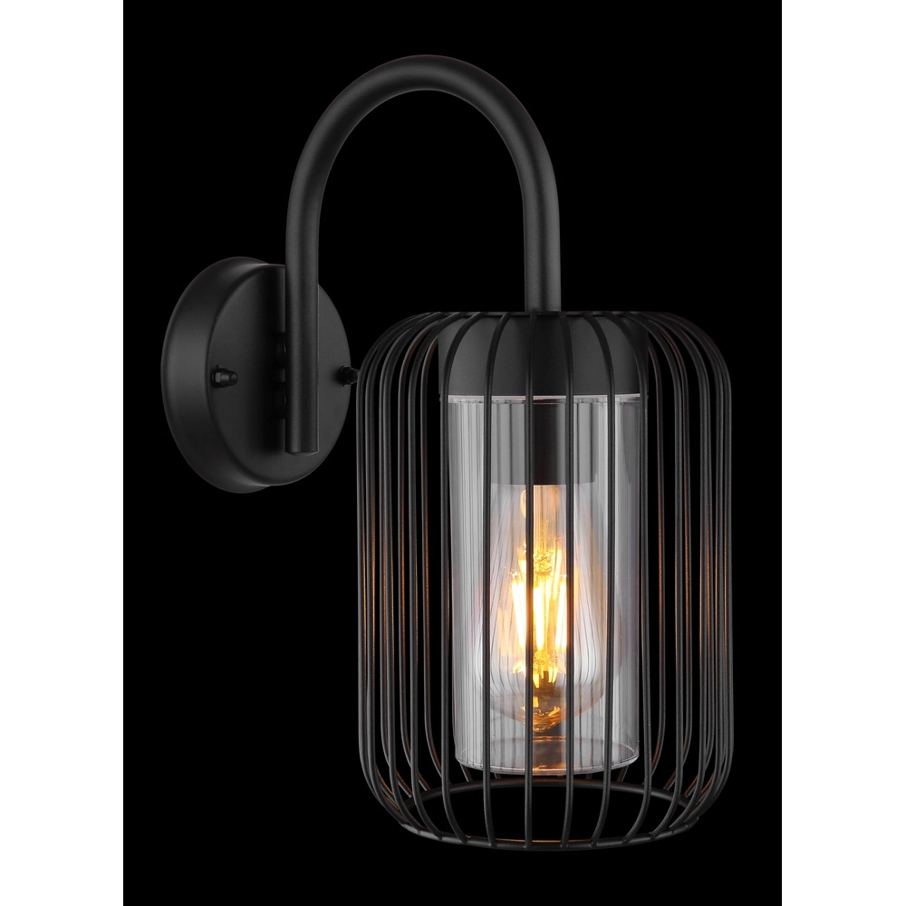 Wandlamp Nina zwart Globo 9007371438181