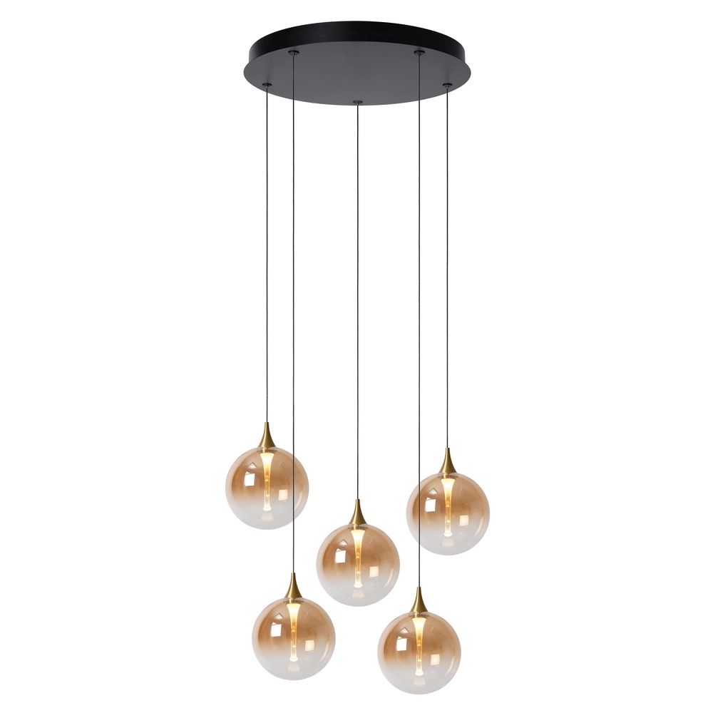Design led hanglamp Gisela fading - 5x Ø 16cm