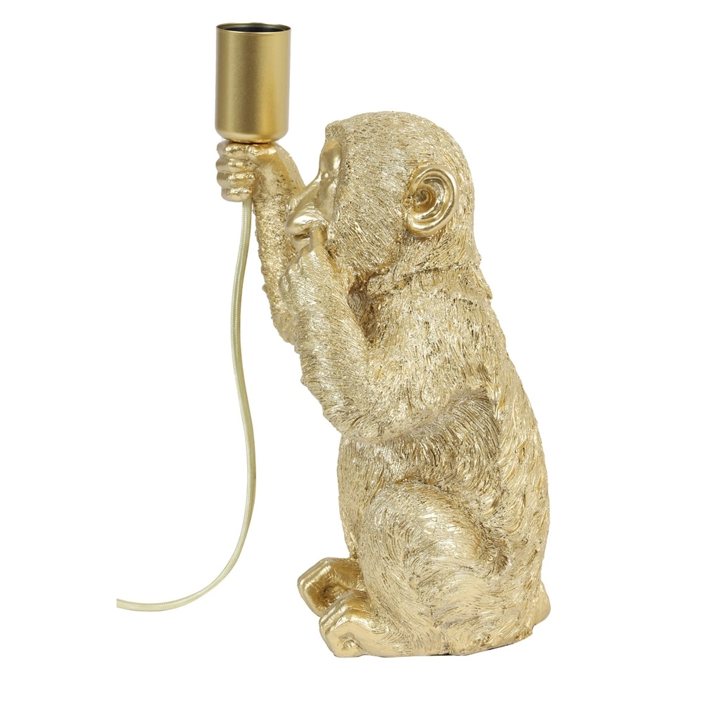 Tafellamp aapje Monkey goud Light & Living 8717807303501