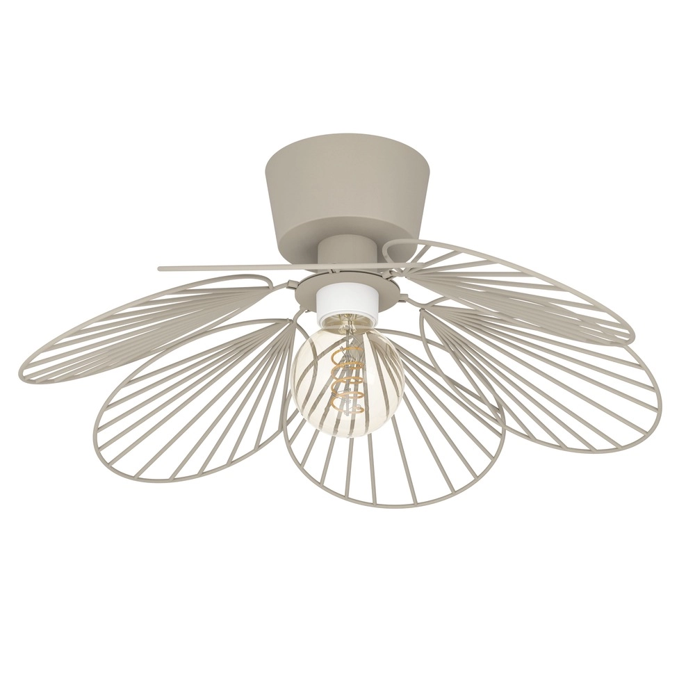 Plafondlamp Binacua zand bruin Ø 45cm