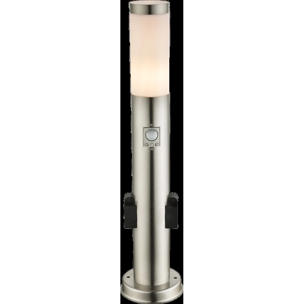 Tuinlamp Boston I RVS met stopcontact Globo 9007371353026