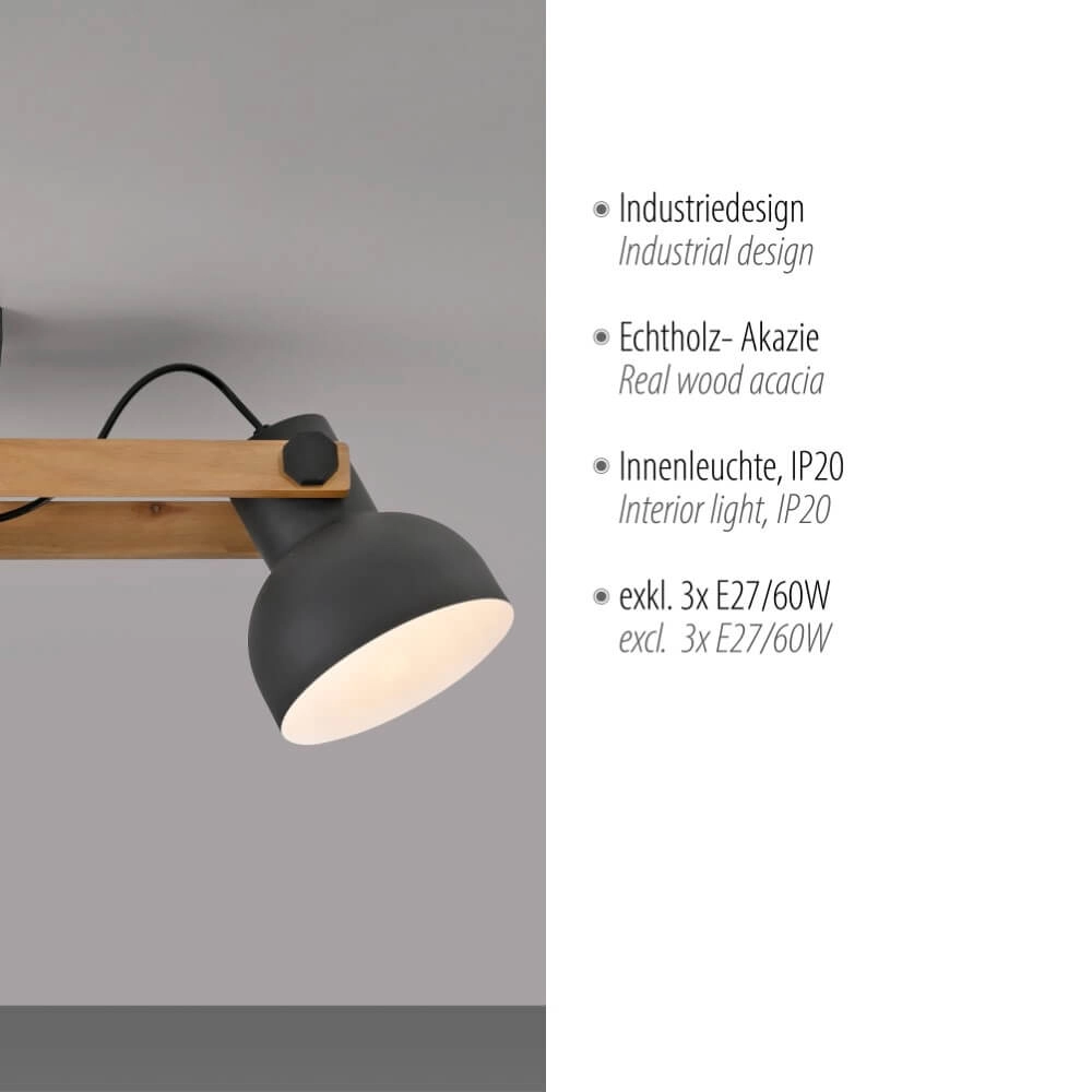 Plafondlamp Cup 2.0 3-lichts Just Light 4043689000707