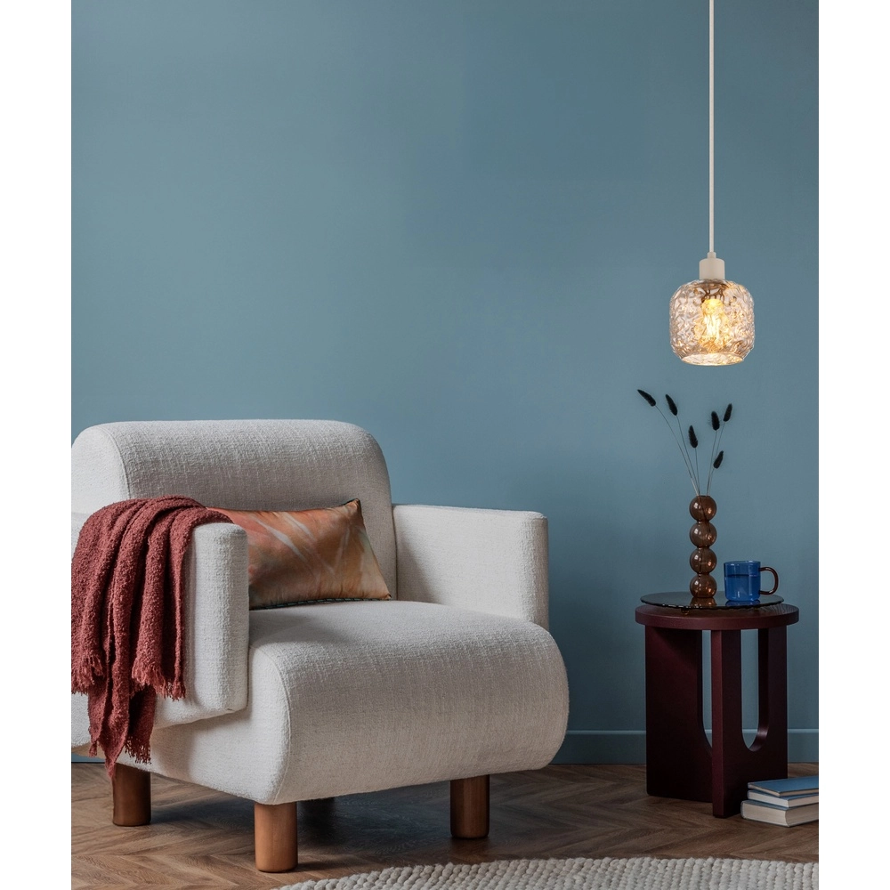 Hanglamp Antonio zand bruin Globo 9007371569724