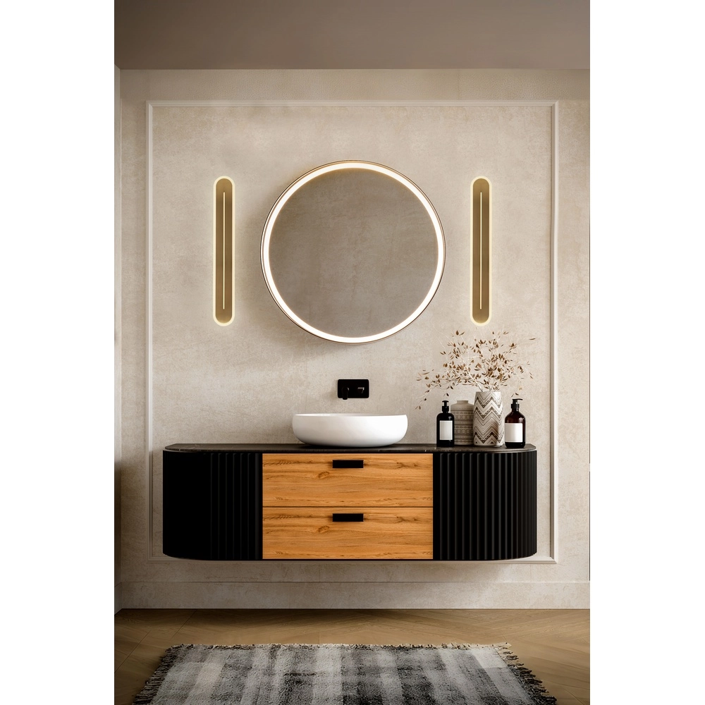 Gouden wandlamp Couper 59cm Searchlight 5053423302430
