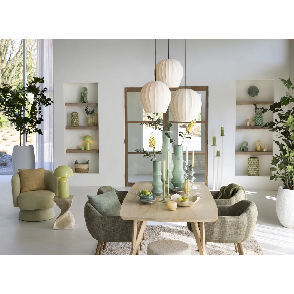 Bouclé hanglamp Zagori Ø 35cm - zand Light & Living 8717807793029