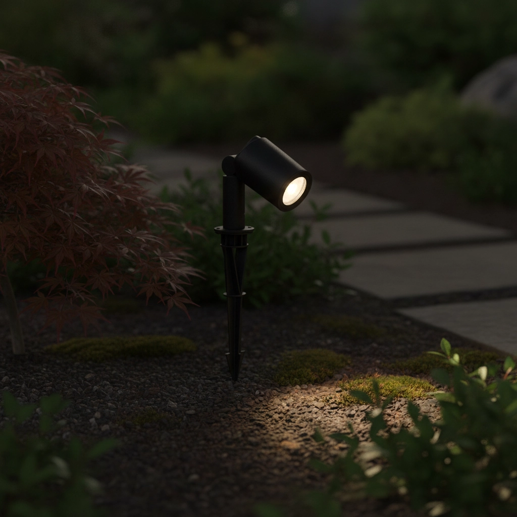 Tuinspot Spy zwart