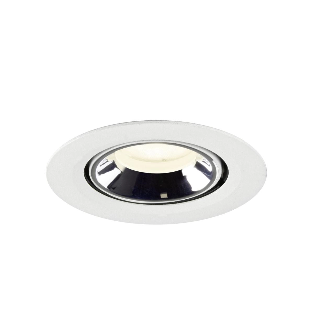 Inbouwspot Numinos Gimble XS wit/chroom 4000K - 55gr SLV 4024163306751