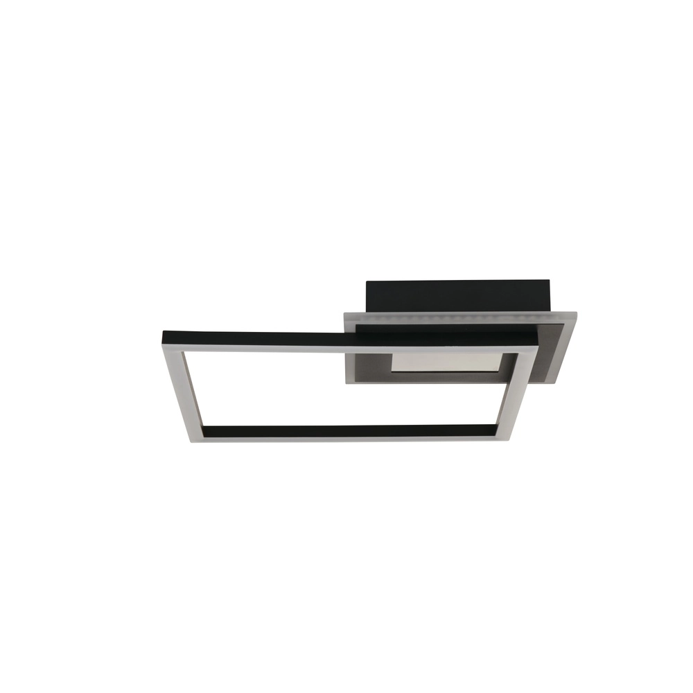 Plafondlamp Quadrate zilvergrijs Searchlight 5053423303628