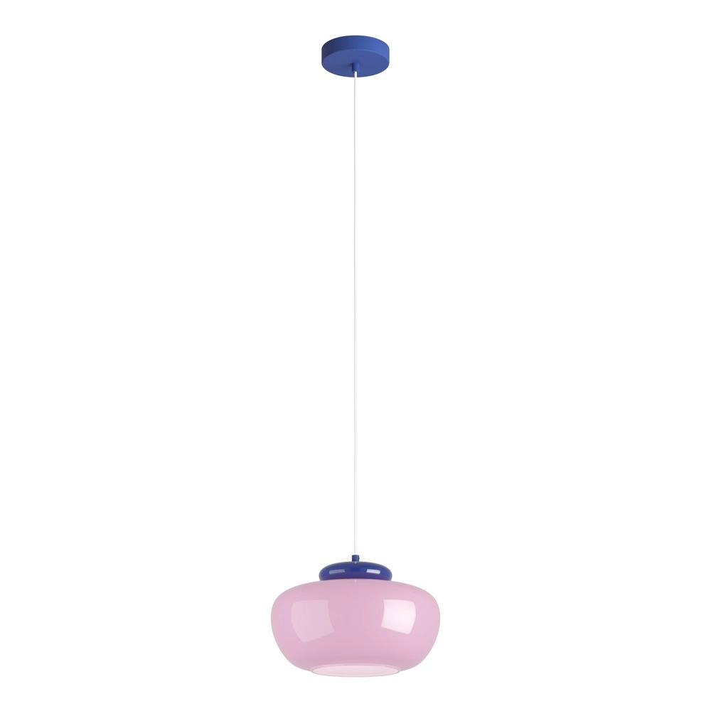 Design hanglamp Berardelli roze met blauw Ø 30cm Eglo 9008606404971