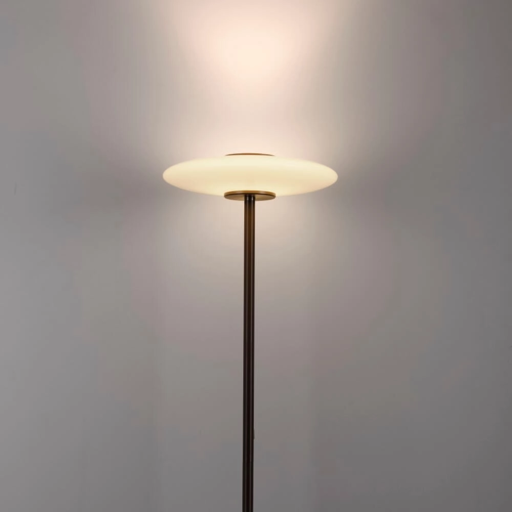 Designer floor lamp Pure Vitrum brown Paul Neuhaus 4012248382714