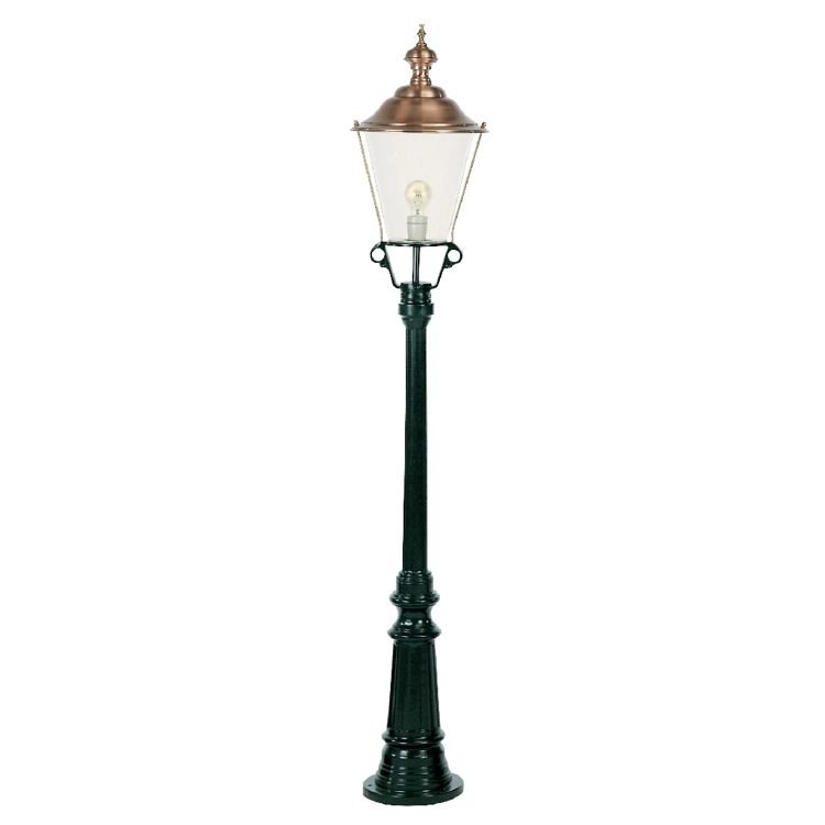 Nostalgische tuinlamp Flores zwart
