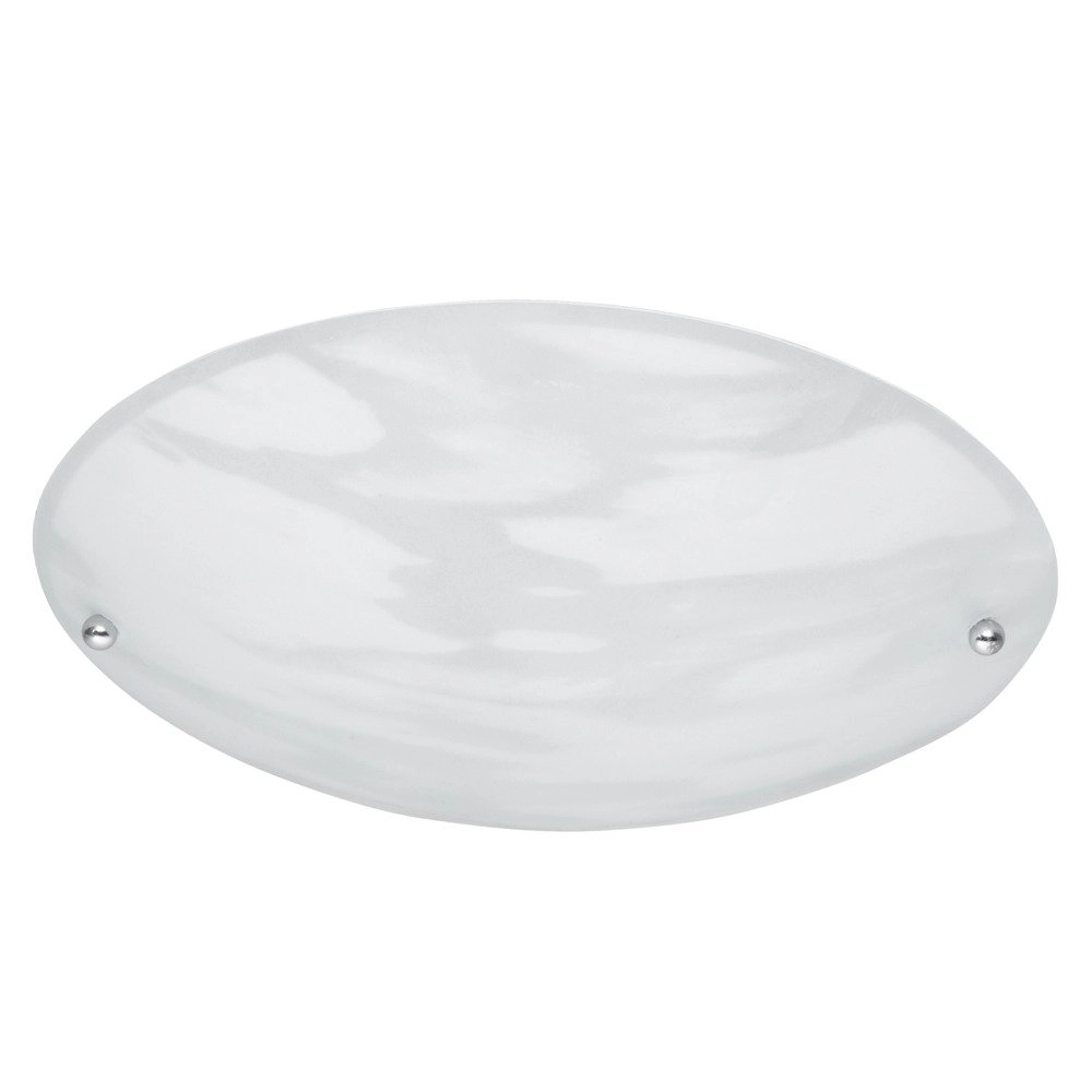 Plafondlamp Lana 25cm gevlamd wit