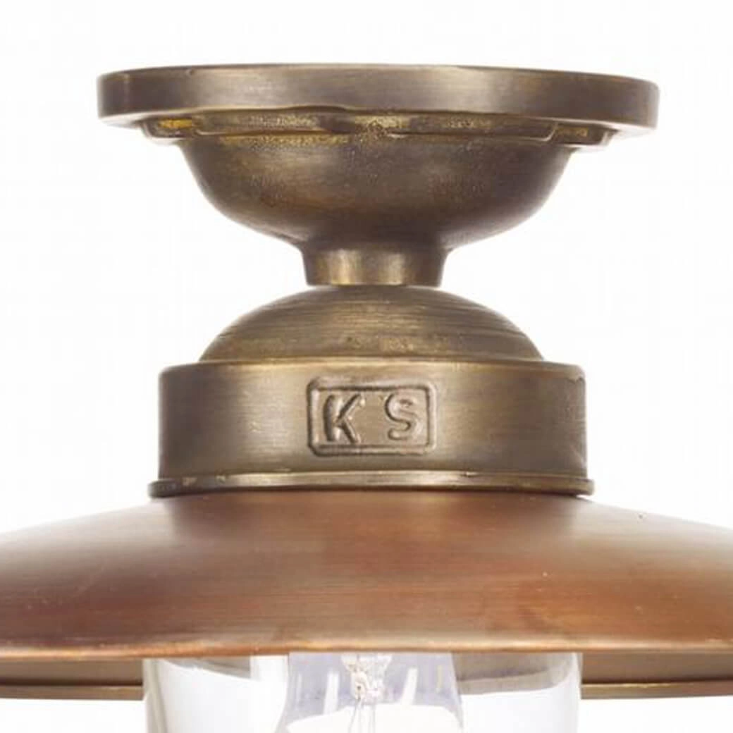 Koperen plafondlamp Landes KS verlichting 8714732117807