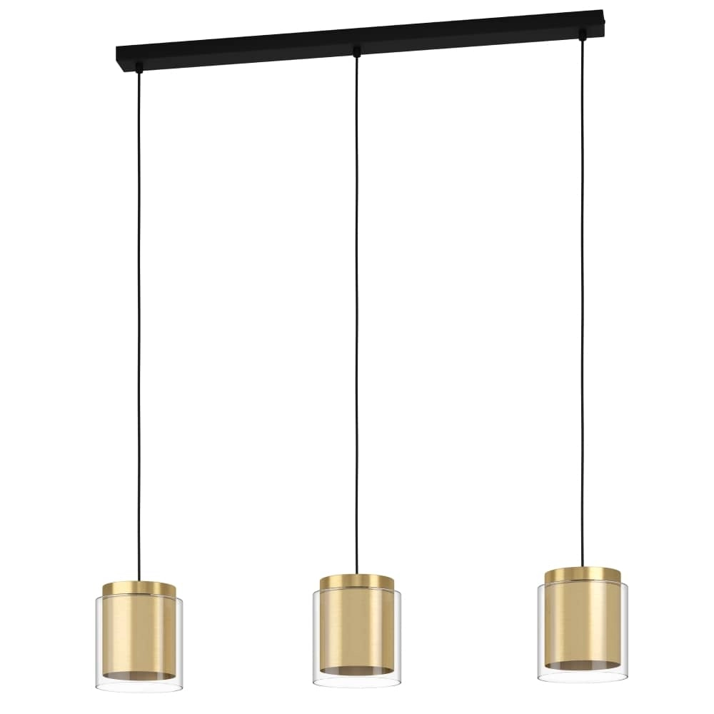 Eettafellamp Lagunitas goud met glas