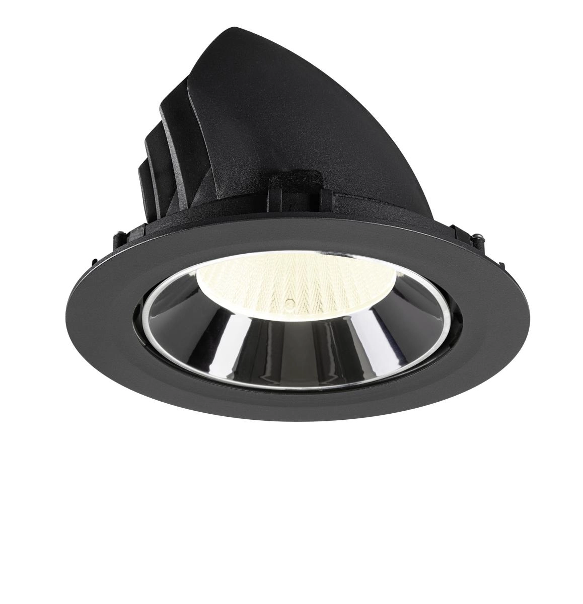 Inbouwspot Numinos Gimble XL zwart/chroom 4000K - 40gr SLV 4024163308496